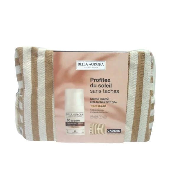 🎁 Pack 🎁 BELLA AURORA CC Creme Clair Spf50+ 30ml Trousse