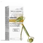 Coffret Bella Aurora Splendor, sérum et rouleau de massage en pierre verte