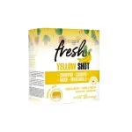 Étui jaune Biokera Fresh Yellow Shot shampooing et masque avec peigne offert
