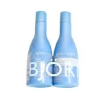 Deux flacons bleus Björn Axén Repair shampooing et après-shampooing 250 ml