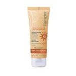 Tube beige Placentor Végétal crème solaire teintée SPF50+ visage cou décolleté