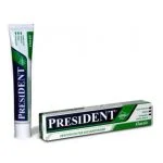 Tube et étui vert du dentifrice President Classic usage quotidien