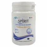 Flacon blanc Spirit Magnésium marin vitamines B6 et B12, 30 gélules