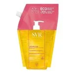 Poche éco-recharge rose et jaune SVR Topialyse Huile Lavante 1 L