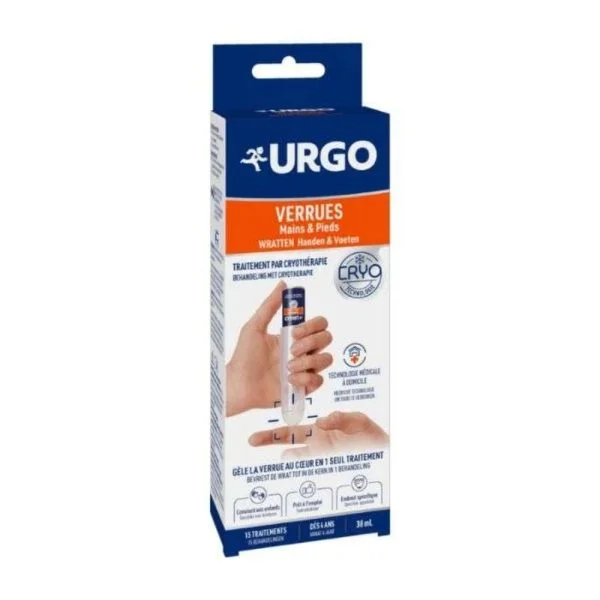 Urgo Verrues Mains et Pieds Traitement par Cryotherapie 38ml