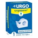 Boîte bleue Urgo Urgopore sparadrap microporeux dévidoir 5 m 2,5 cm