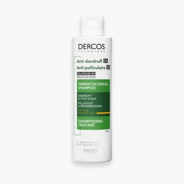 Vichy Dercos DS Shampoing Traitant Anti-Pelliculaire Cheveux Secs 200ml