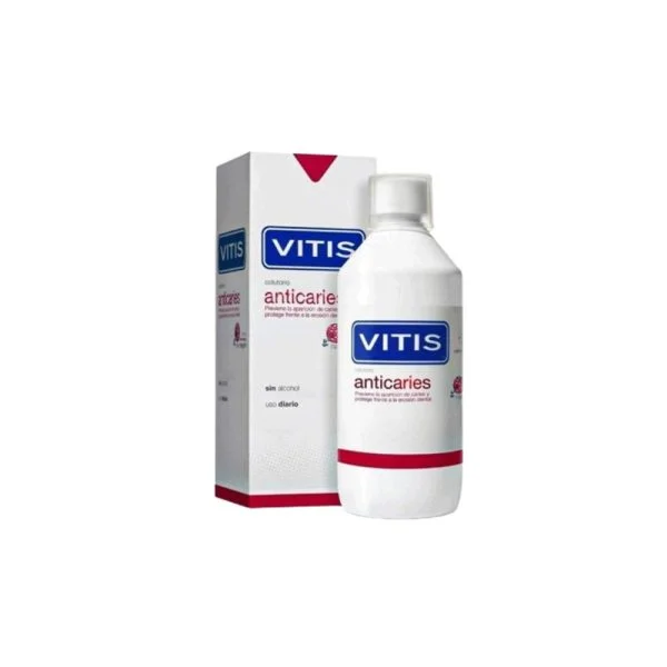 Vitis Bain de Bouche Anticaries Mouthwash 500Ml