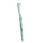 Brosse à dents Vitis Suave Access manche transparent vert d'eau