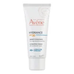 Tube blanc Avène Hydrance SPF 30 crème hydratante visage, 40 ml