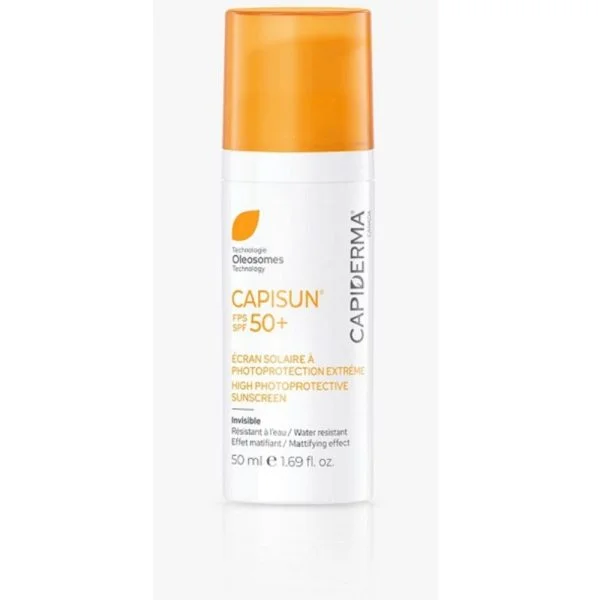 Capiderma Capisun Creme Solaire Invisible SPF50+ 50ml
