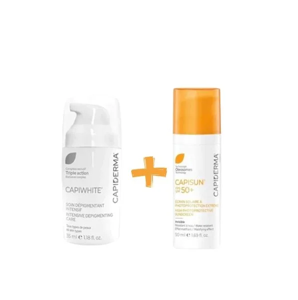 Capiderma Capiwhite HQ 35ml+ Capisun Ecran Invisible PACK