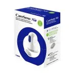 Boîte bleue et blanche CareSens Air, système de surveillance de la glycémie