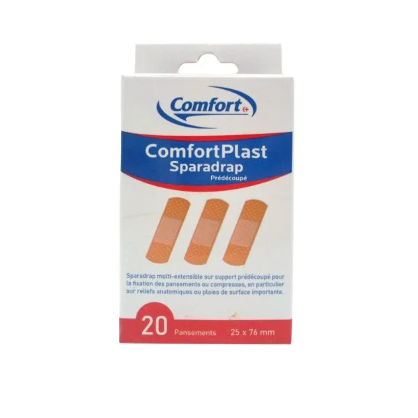 Comfort Plast Sparadrap Predecoupe 20 Pieces