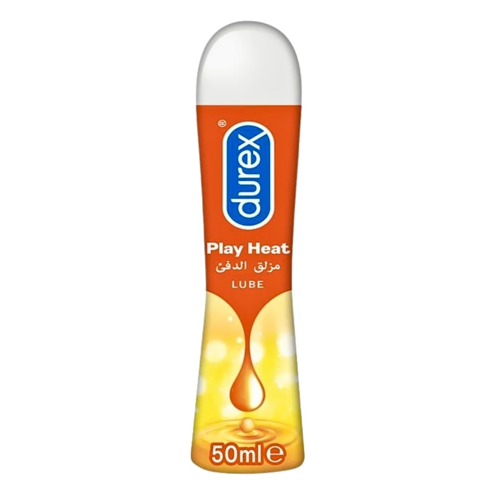 durex-heat-lube-50ml.jpg Flacon orange et jaune Durex Play Heat lubrifiant 50 ml