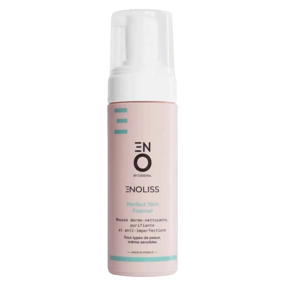 eno-enoliss-perfect-skin-foamer-mousse-dermo-nettoyante-purifiante-anti-imperfections-by-codexial-150ml.jpg Flacon rose pousse-mousse Eno Enoliss Perfect Skin Foamer nettoyante