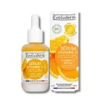Flacon pipette et étui orange Evoluderm Sérum Vitamine C 30 ml