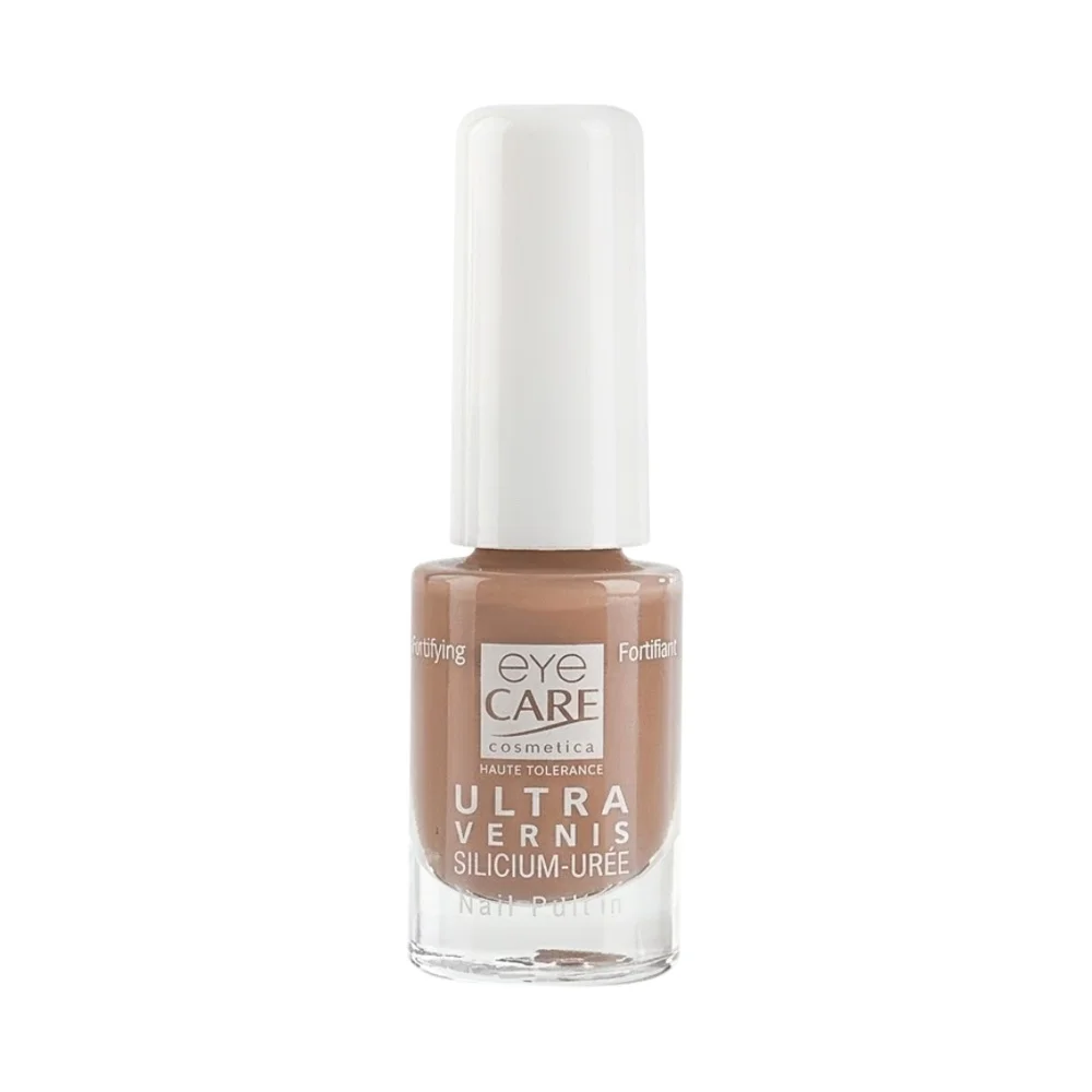 eye-care-vernis-a-ongles-5-ml-ultra-vernis-silicium-nefle.jpg Flacon Eye Care Ultra Vernis teinte beige caramel clair, capuchon blanc
