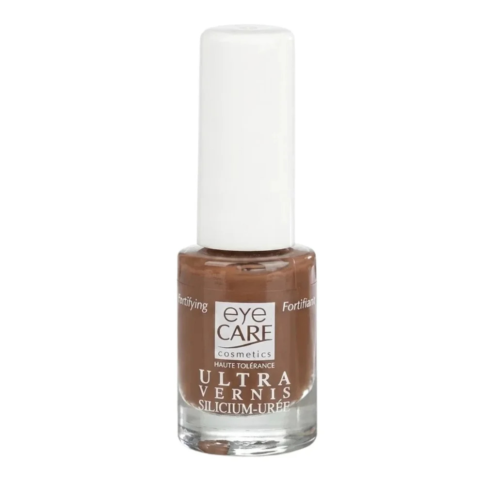 eye-care-vernis-a-ongles-5-ml-ultra-vernis-silicium-uree-toscane.jpg Flacon Eye Care Ultra Vernis teinte brun cuivré, capuchon blanc