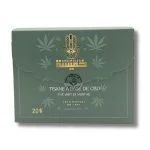 Boîte verte Khemissa tisane à base de CBD thé vert menthe 20 sachets