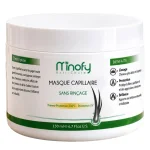 Pot blanc Minofy masque capillaire sans rinçage 150 ml thermo-protection