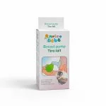 Boîte Notre Bébé tire-lait collecteur en silicone avec visuel d'utilisation