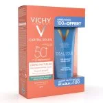 Coffret Vichy Capital Soleil crème onctueuse SPF50+ et lait après-soleil offert