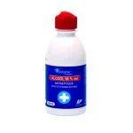 Flacon blanc bouchon rouge Prodisphar alcool 96 % antiseptique 250 ml