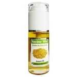 Flacon pompe transparent d'huile de sésame Racine-Vita riche en vitamine E