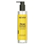 Flacon pompe transparent étiquette jaune Revox B77 Zitcare face wash 250 ml