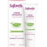 Tube blanc Saforelle Crème Apaisante à la bardane et son étui rose