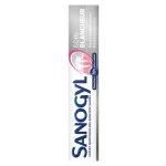 Étui gris et blanc du dentifrice Sanogyl Soin Blancheur 75 ml