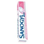 Étui rose du dentifrice Sanogyl Soin Gencives au complexe vitaminé, 75 ml