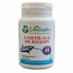 Pot Vertuplus Cartilage de Requin 90 gélules, illustration requin et articulation du genou