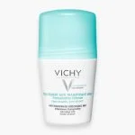 Roll-on blanc et vert d'eau Vichy anti-transpirant 48h transpiration intense 50 ml