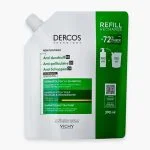 Recharge souple verte et blanche Vichy Dercos DS 390 ml
