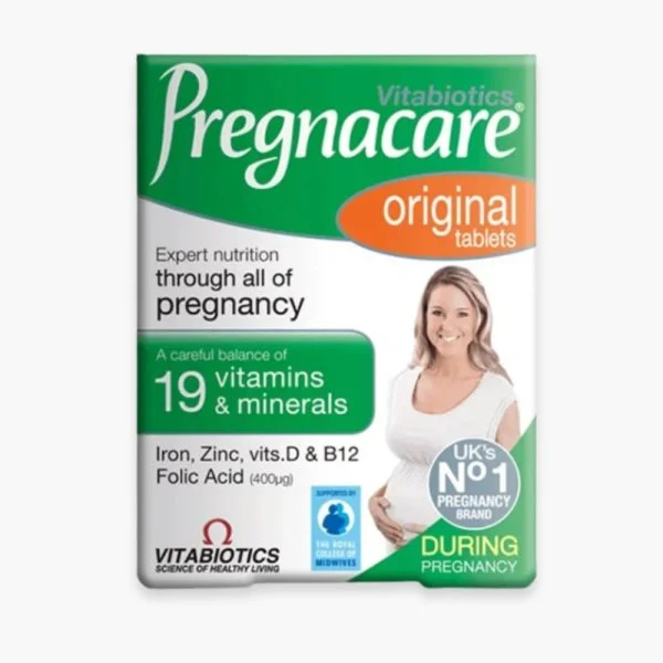 Vitabiotics Pregnacare Original Grossesse 19 Vitamines et Mineraux 30 Comprimes