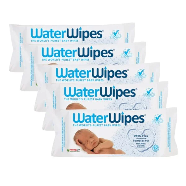 🎁 Pack 🎁 WaterWipes Lingettes Bebe Pack 5 Unités