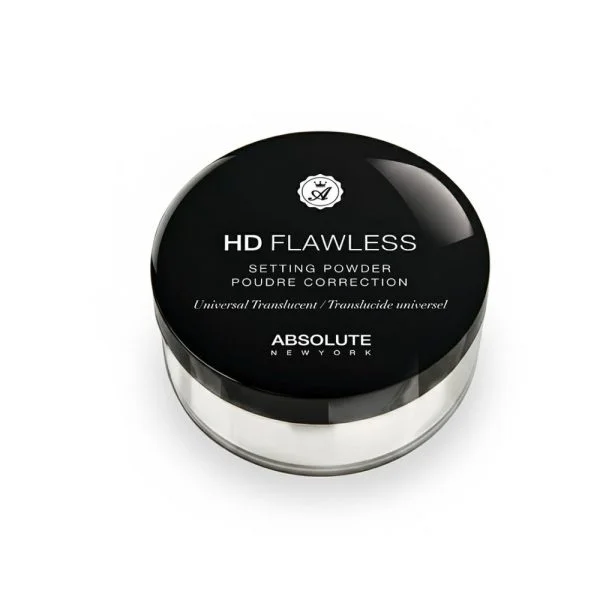 Pot noir et translucide Absolute New York HD Flawless poudre de finition