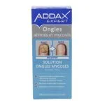Étui bleu Addax Expert Nailexpert solution ongles abîmés mycosés avec photos avant après
