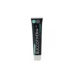 Tube noir de dentifrice Buccotherm blancheur au charbon actif à l'eau thermale