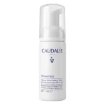Flacon pompe blanc Caudalie Vinoperfect mousse micro-peeling éclat 50 ml