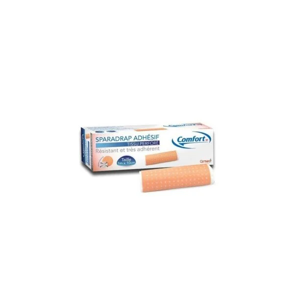 Comfort Sparadrap Adhésif Tissu Perforé 1m x 10cm