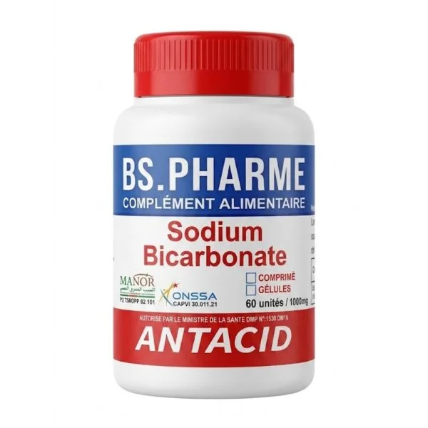 Complet Pharm Lab Bicarbonate de Sodium 500mg 60 Gelules – photo 2