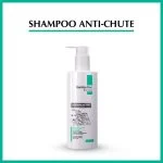 Flacon pompe blanc et vert DermaDoc Hair Care shampooing anti-chute fortifiant