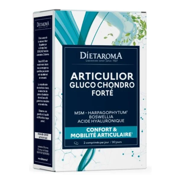 Dietaroma Articulior Gluco Chondro Forte Confort et Mobilite Articulaire 60 Comprimes
