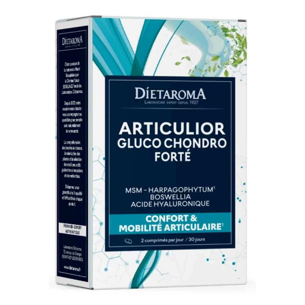 dietaroma-articulior-gluco-chondro-forte-confort-et-mobilite-articulaire-20-comprimes.jpg Dietaroma Articulior Gluco Chondro Forte Confort et Mobilite Articulaire 60 Comprimes