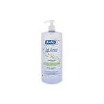 Flacon pompe bleuté Dodie bébé, gel lavant 3 en 1, 1 L