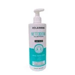 Grand flacon pompe Ecladerm Nettoderm gel nettoyant sans savon 400 ml