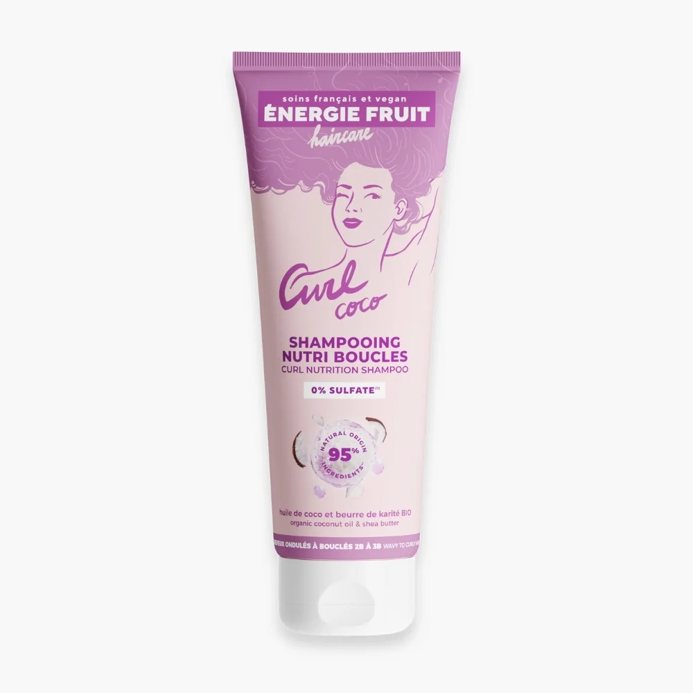 energie-fruit-haircare-curl-coco-shampoing-nutri-boucles-250ml-5.jpg Tube rose Énergie Fruit Curl Coco shampooing nutri boucles 250 ml